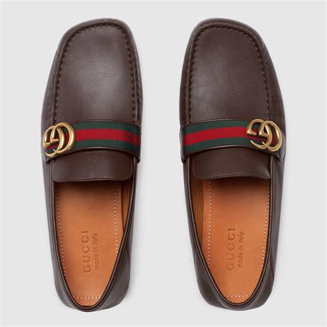 gucci brown drivers|Gucci drivers shoes.